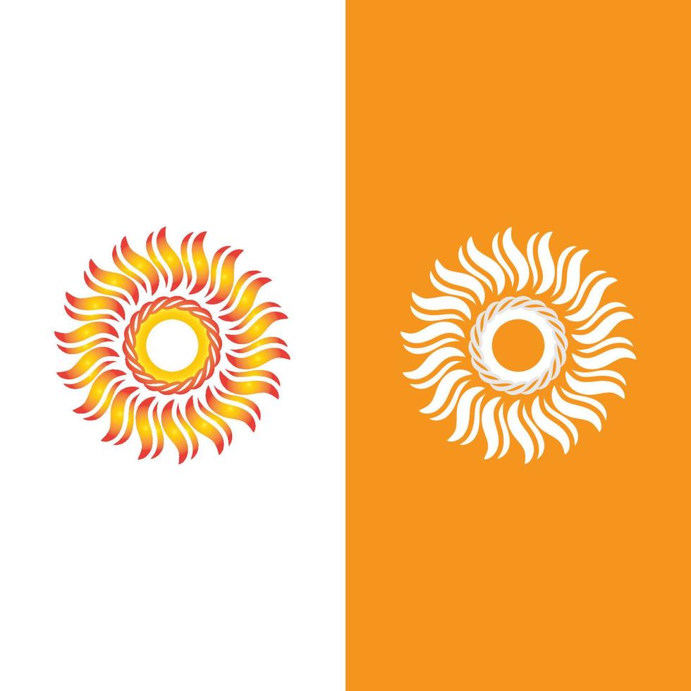 Sun Vector illustration Icon Logo