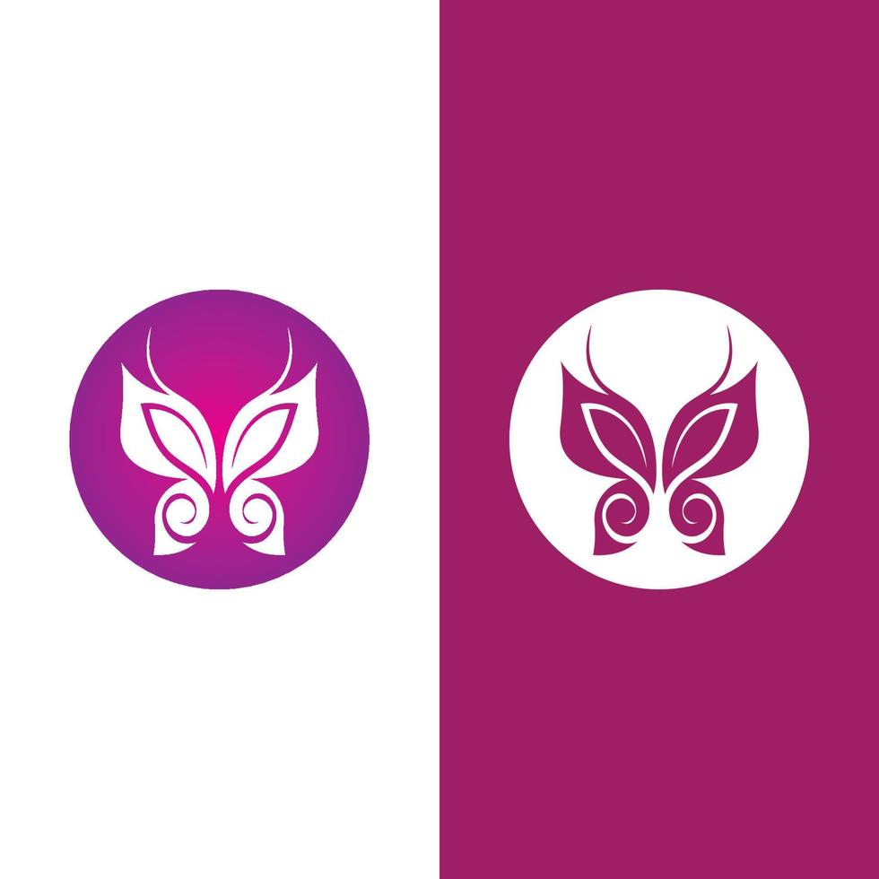 Beauty Butterfly icon design vector