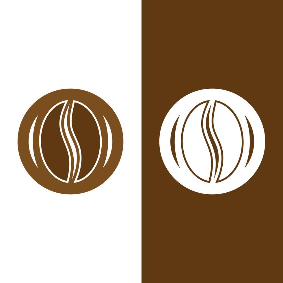 coffee bean icon vector illustration