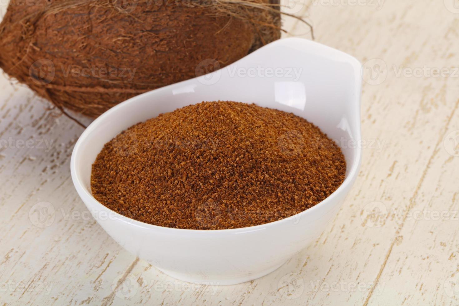 Coconut brown sugar in the bowl 7865243 Stock Photo at Vecteezy