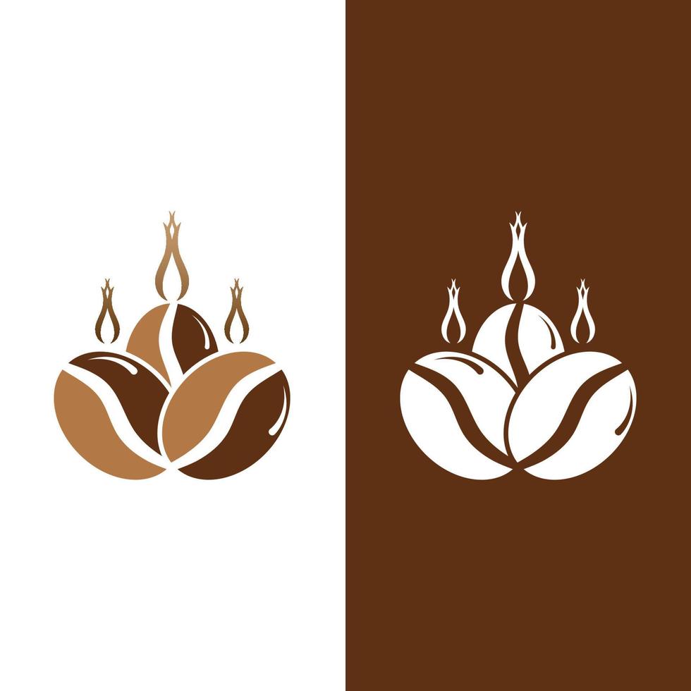 coffee bean icon vector illustration