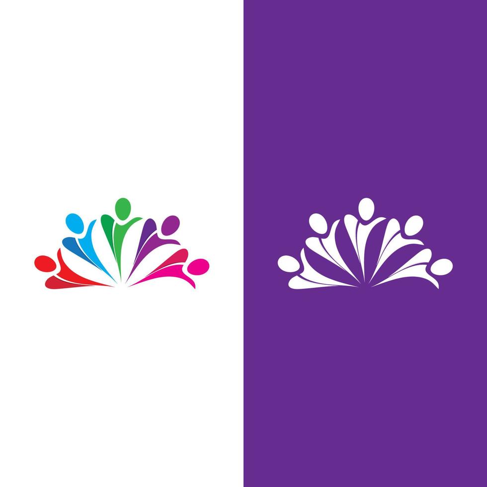 Community, network and social icon vector