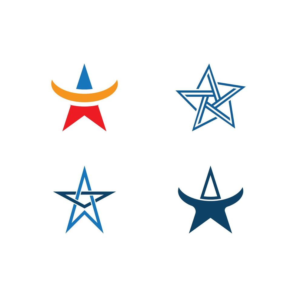 Star icon Template vector