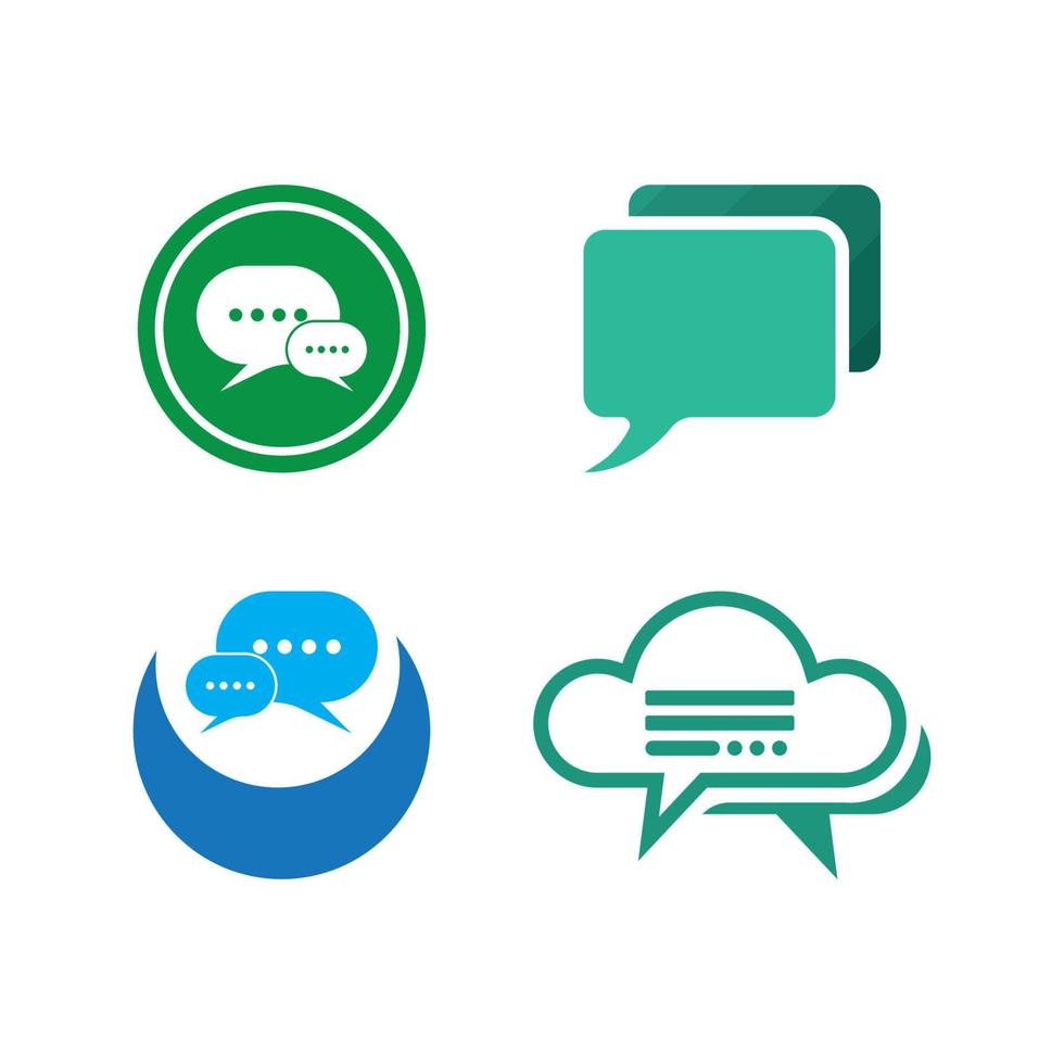 Speech bubble icon vector illustration