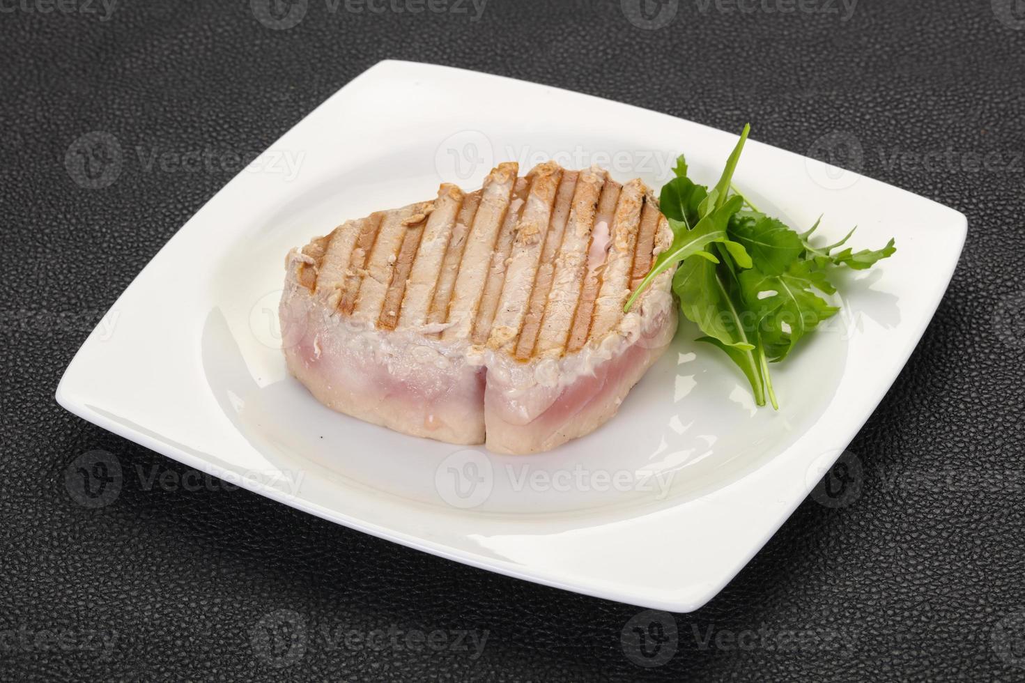 Grilled tuna steak photo