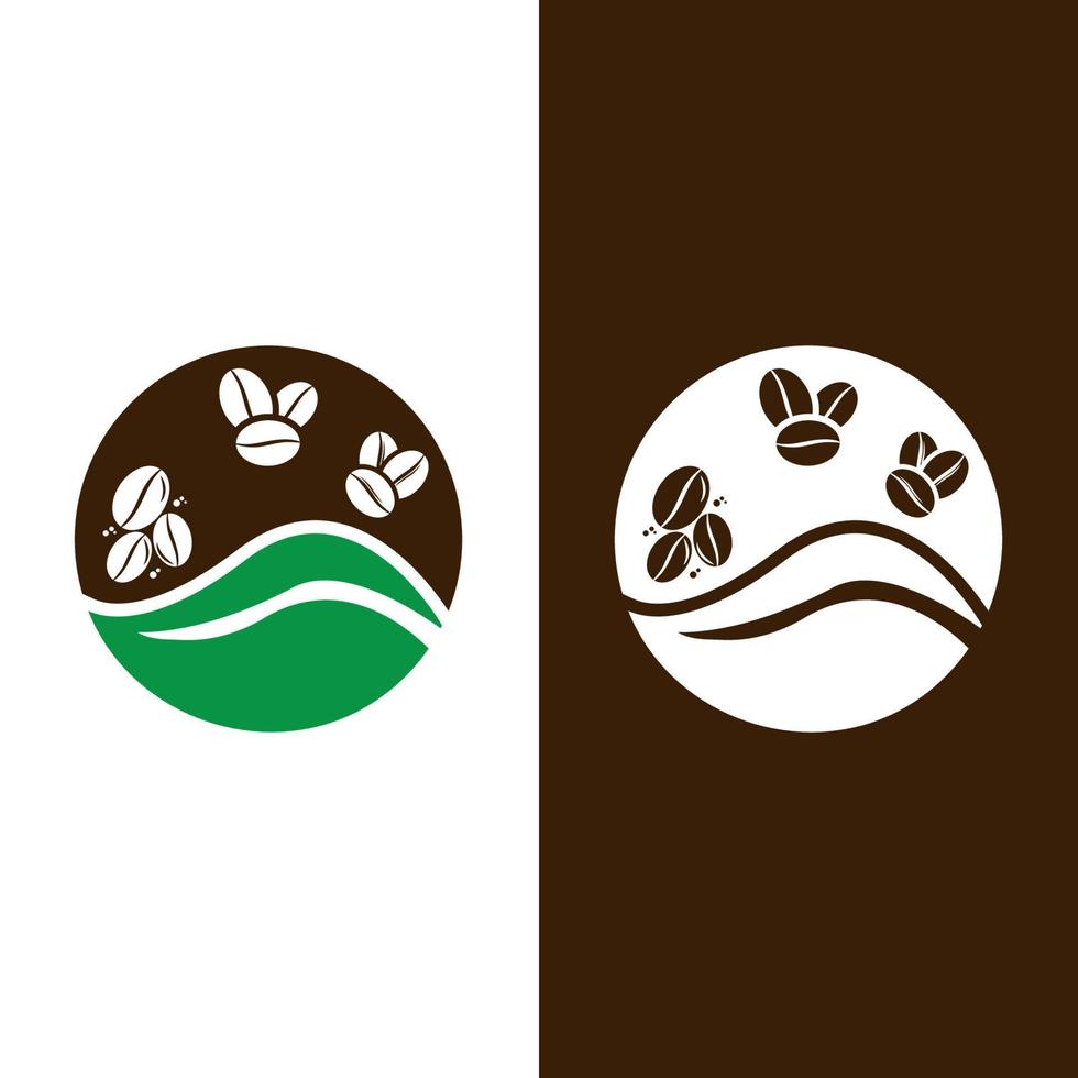 coffee bean icon vector illustration