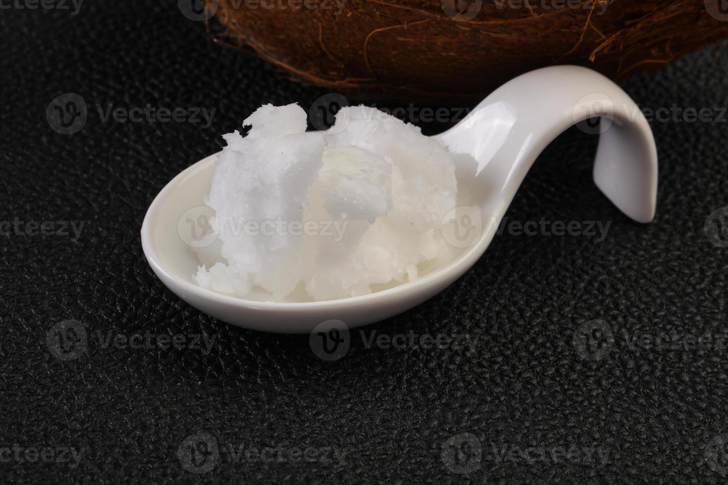 Dietary Coconut oil in the bowl photo