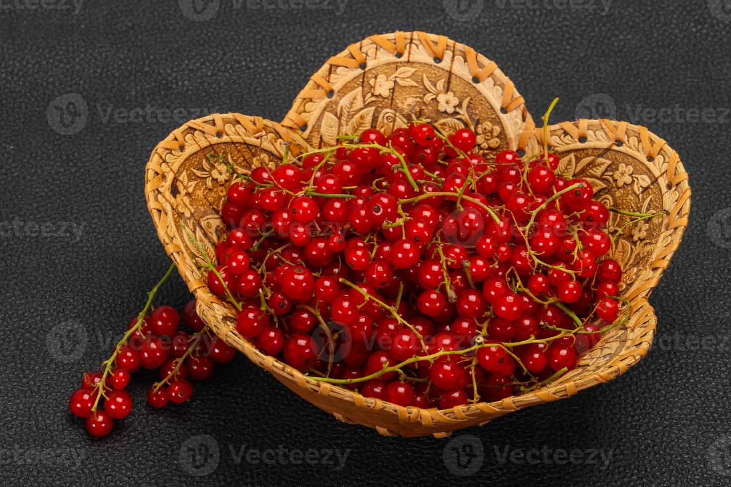 Sweet tasty fresh Red currant photo