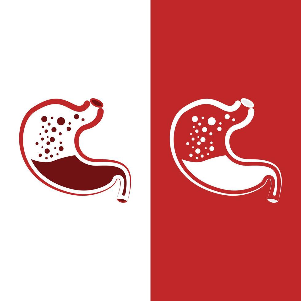 stomach care icon design concept vector