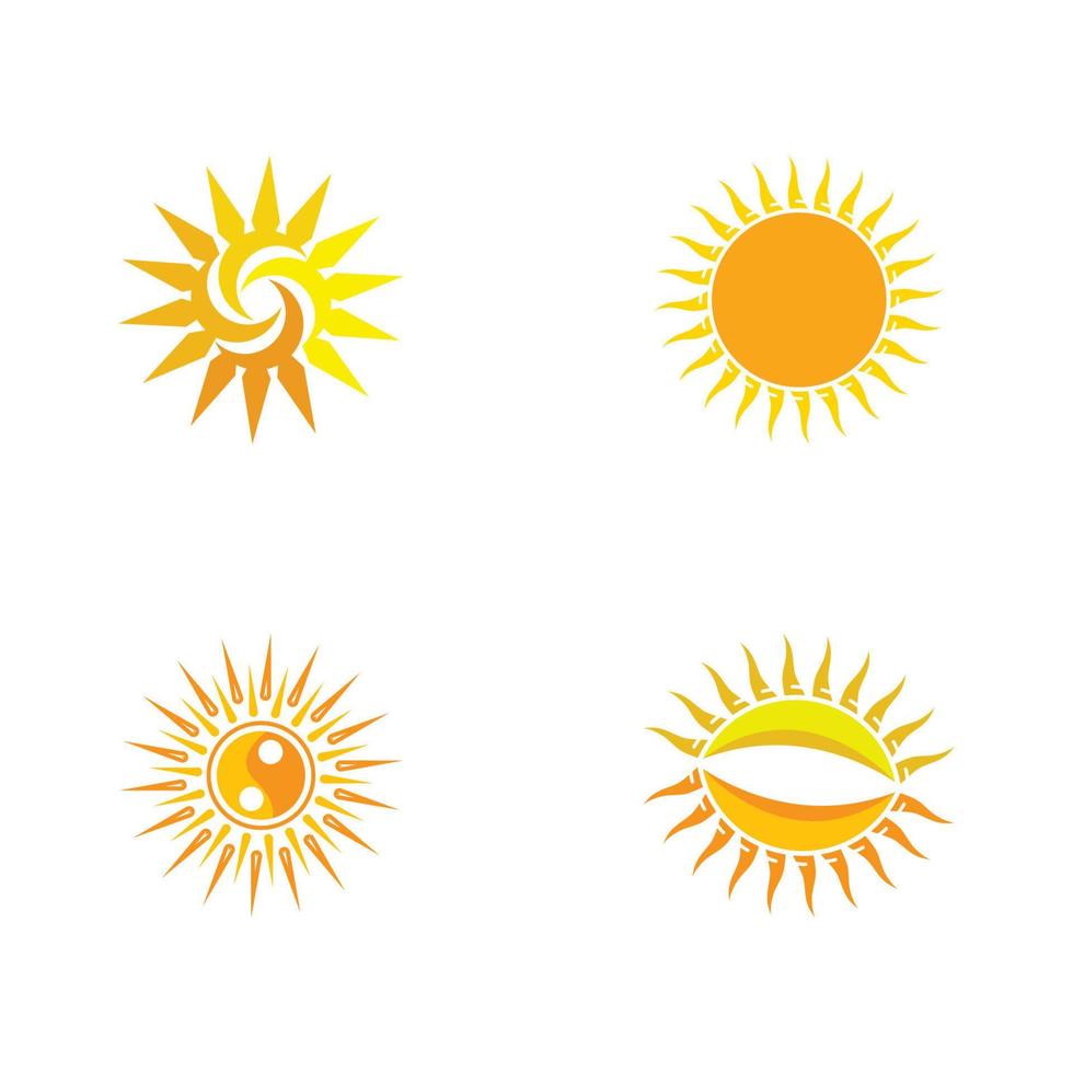 Sun Vector illustration Icon Logo