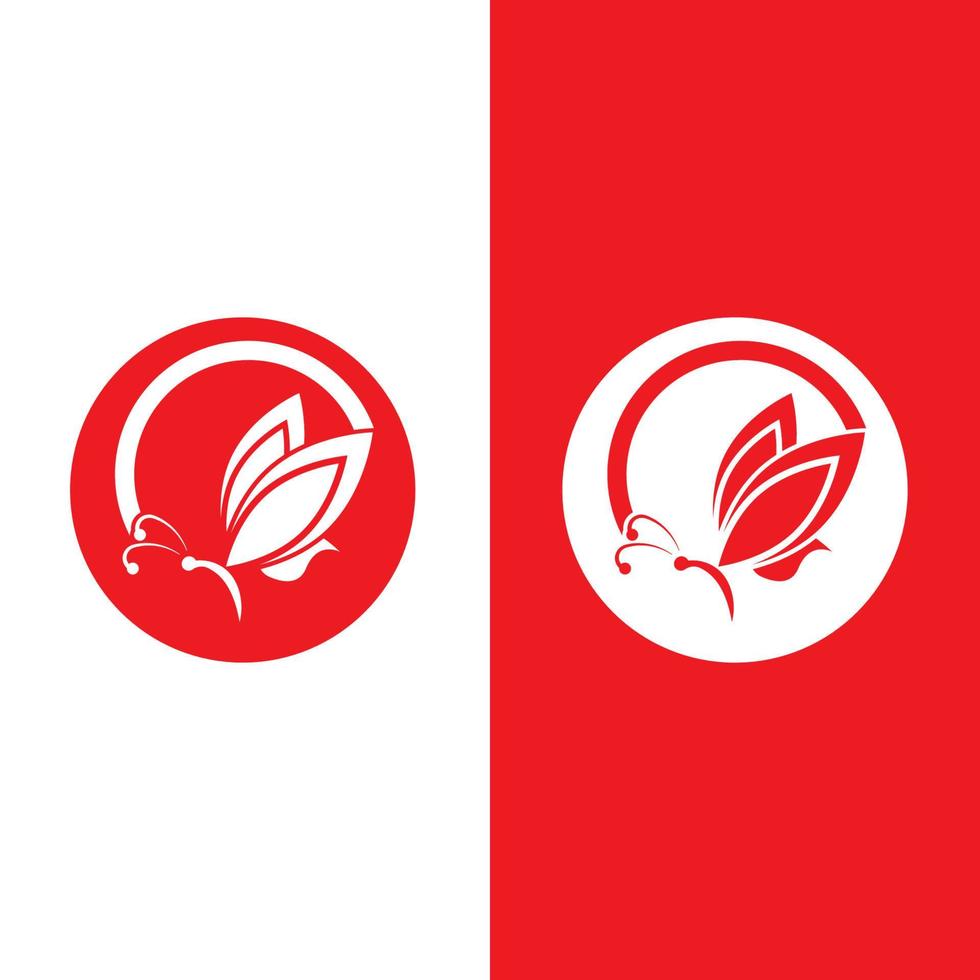 Butterfly logo icon vector design