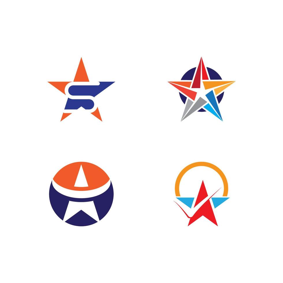 Star icon Template vector