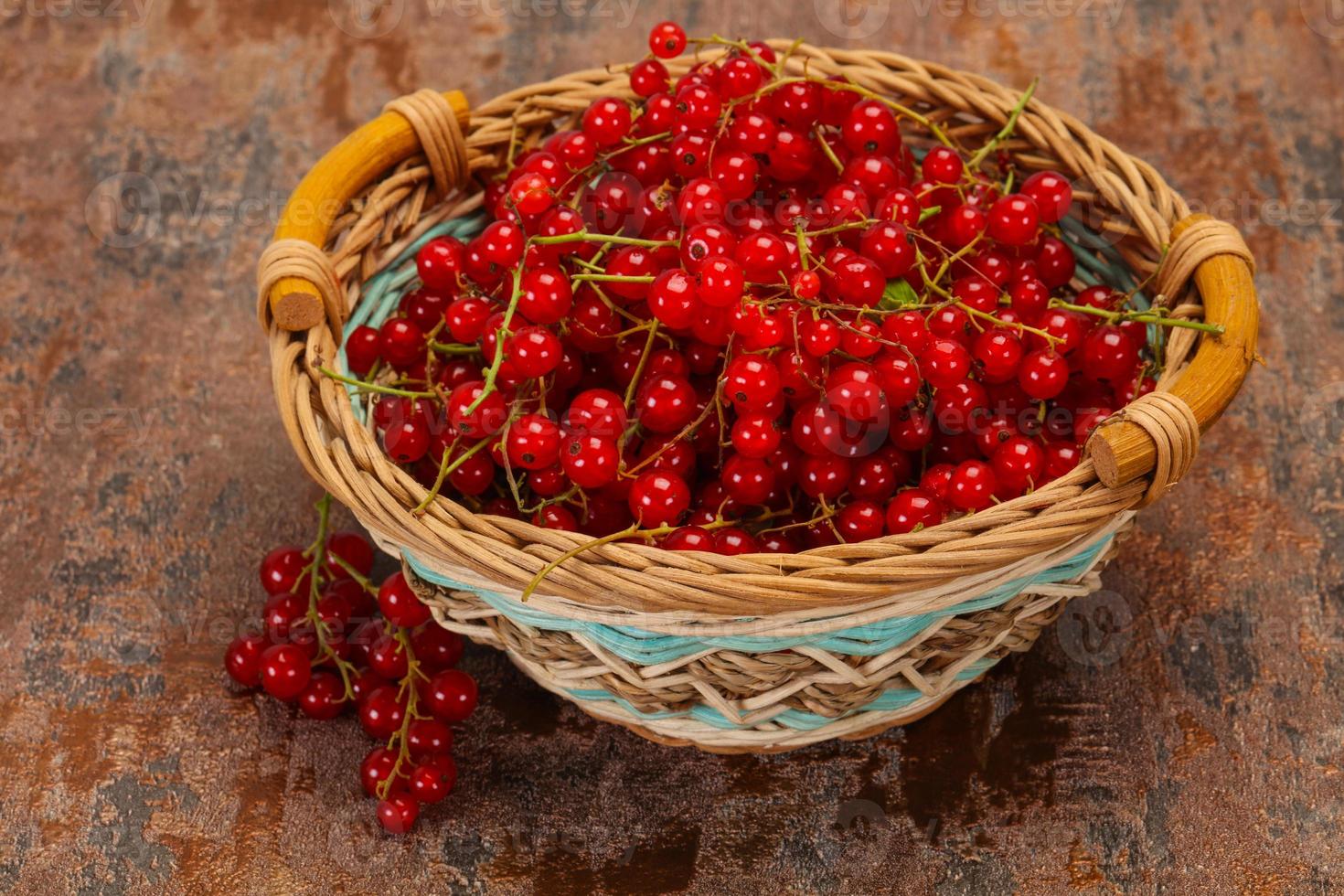 Sweet tasty fresh Red currant photo