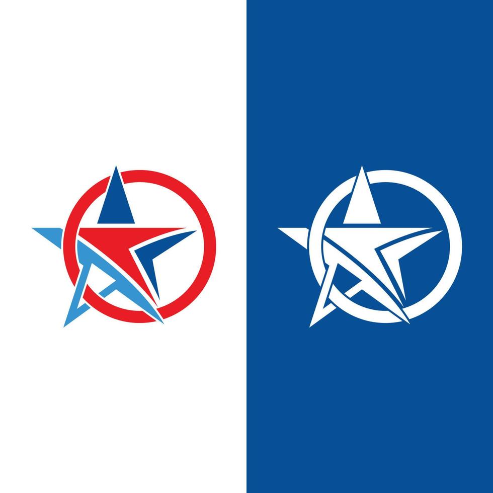 Star icon Template vector