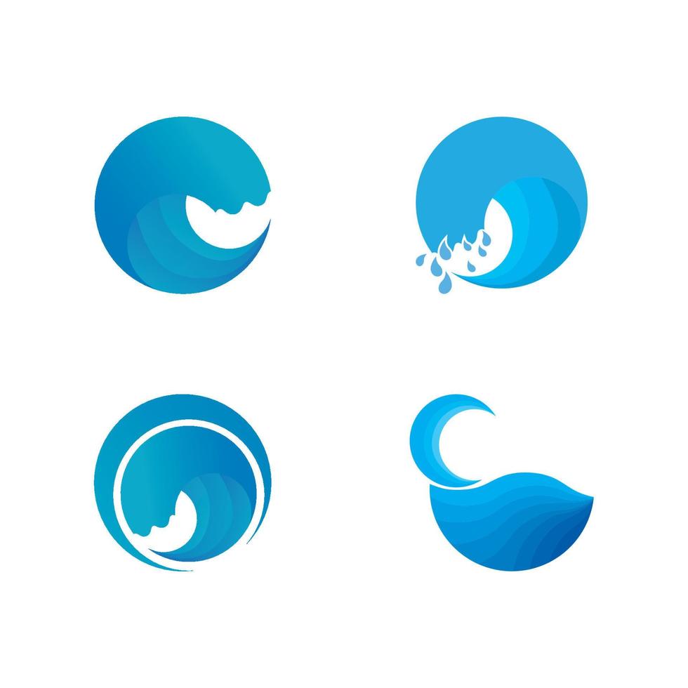 Wave beach vector illustration design