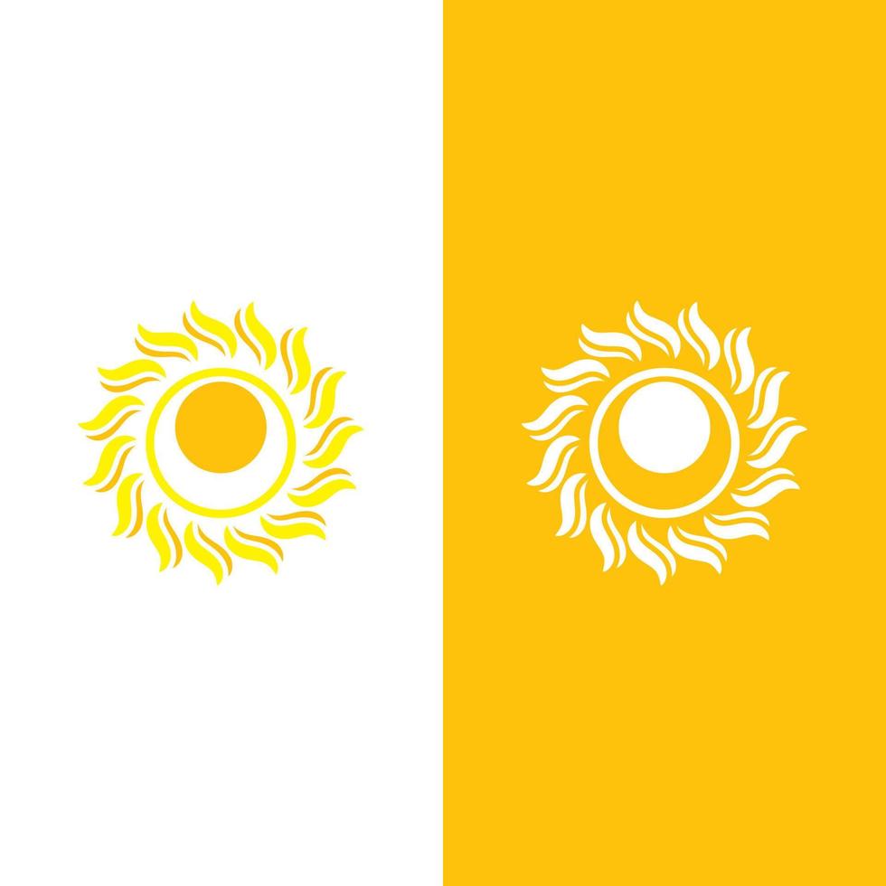 Sun Vector illustration Icon Logo