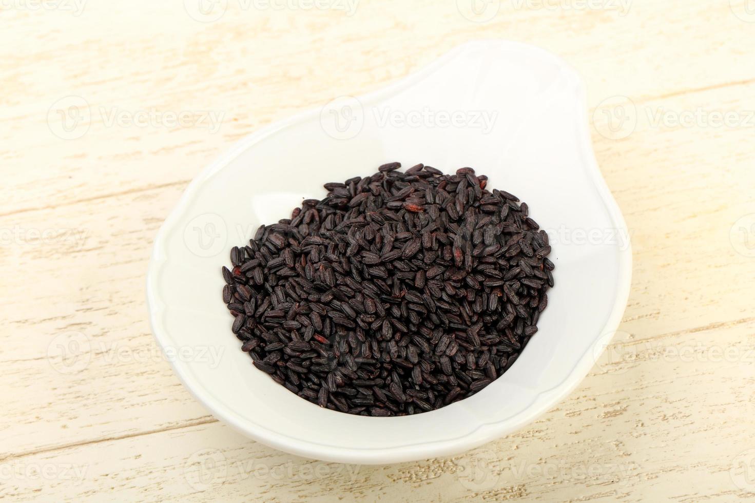 Black wild rice photo