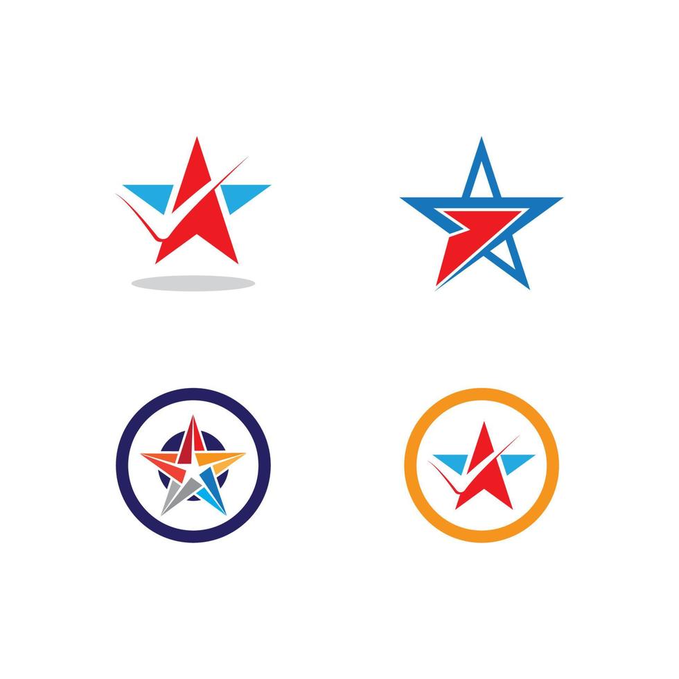 Star icon Template vector