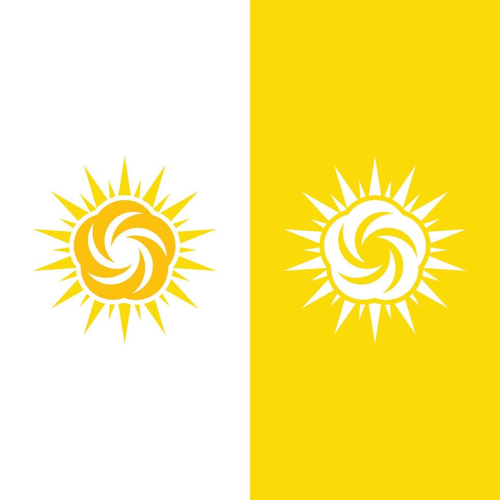 Sun Vector illustration Icon Logo