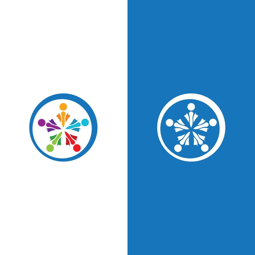 Community, network and social icon vector