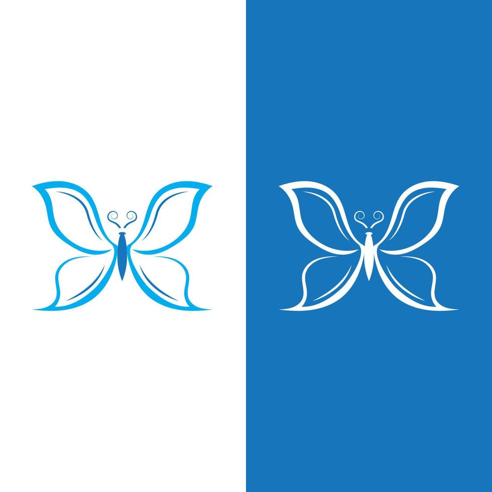 Butterfly logo icon vector design