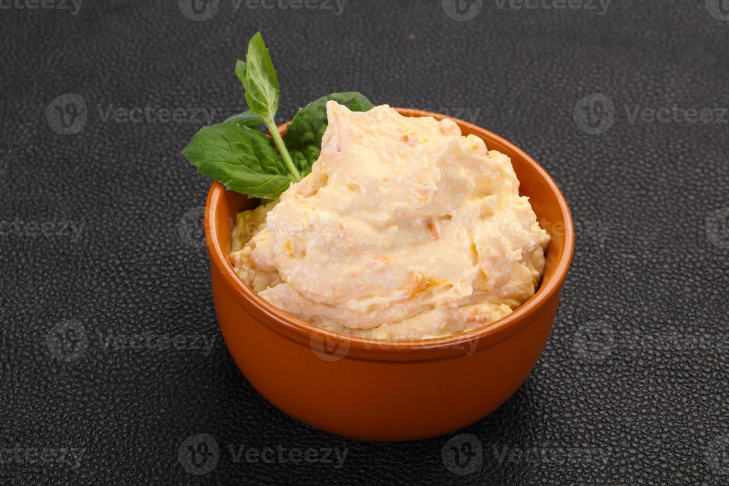 Curd with dry apricot photo