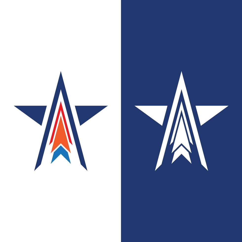 Star icon Template vector