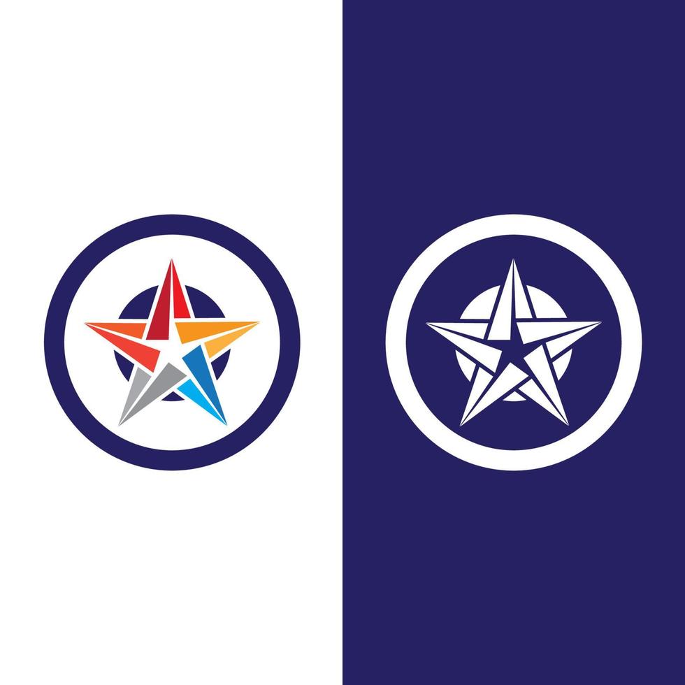 Star icon Template vector