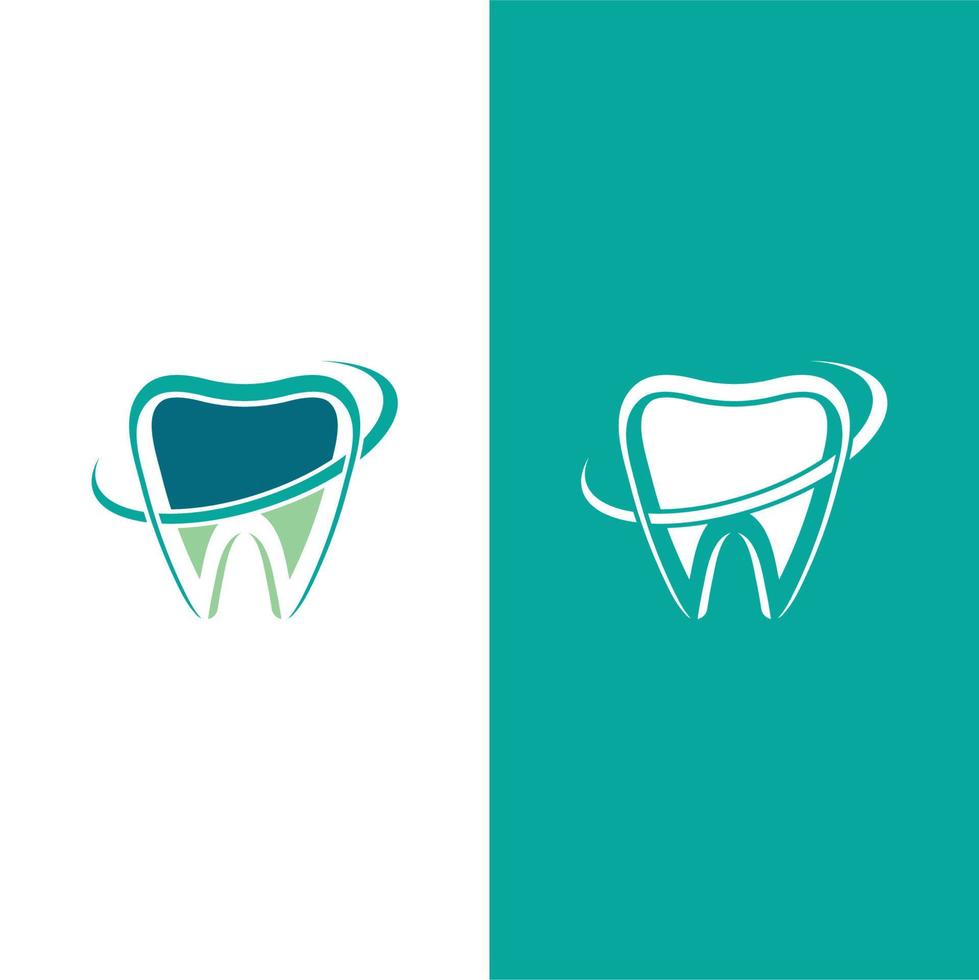 Ilustración de vector de plantilla de logotipo dental