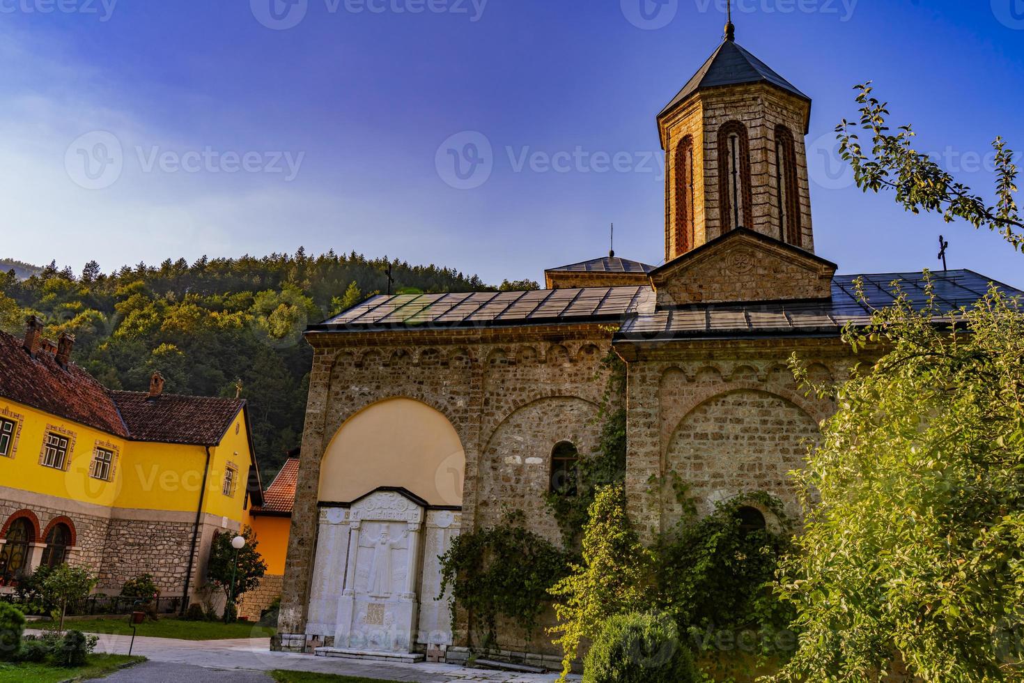 Raca monastery near Bajina Basta in Serbia photo
