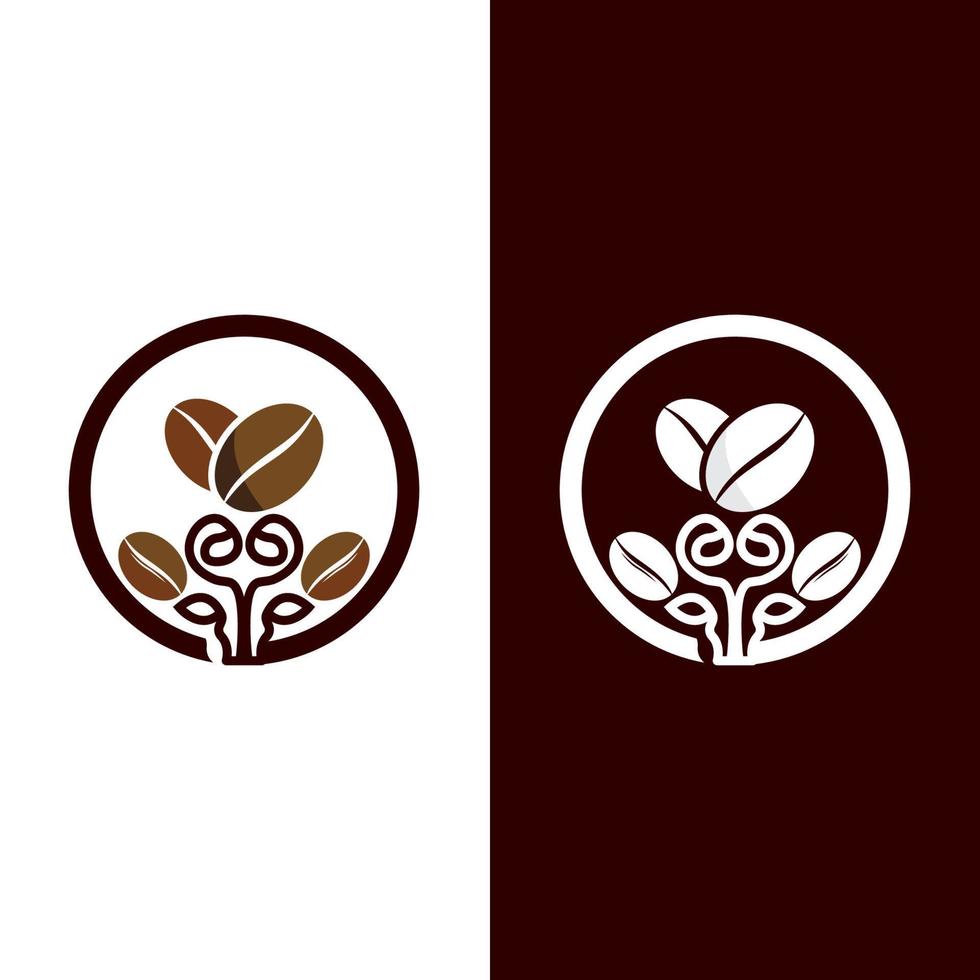 coffee bean icon vector illustration