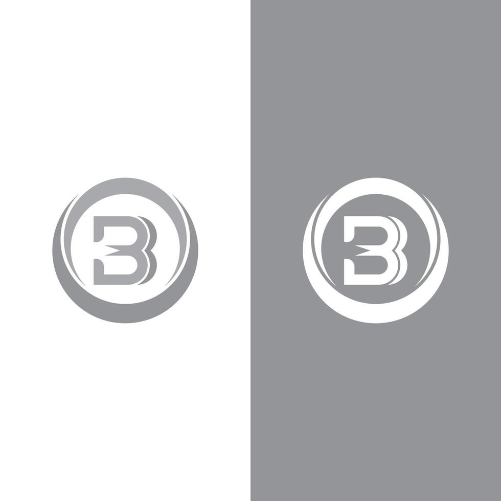 B Letter vector logo illustration