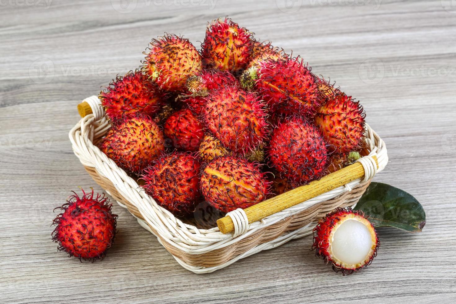 Asian fruit - rambutan photo