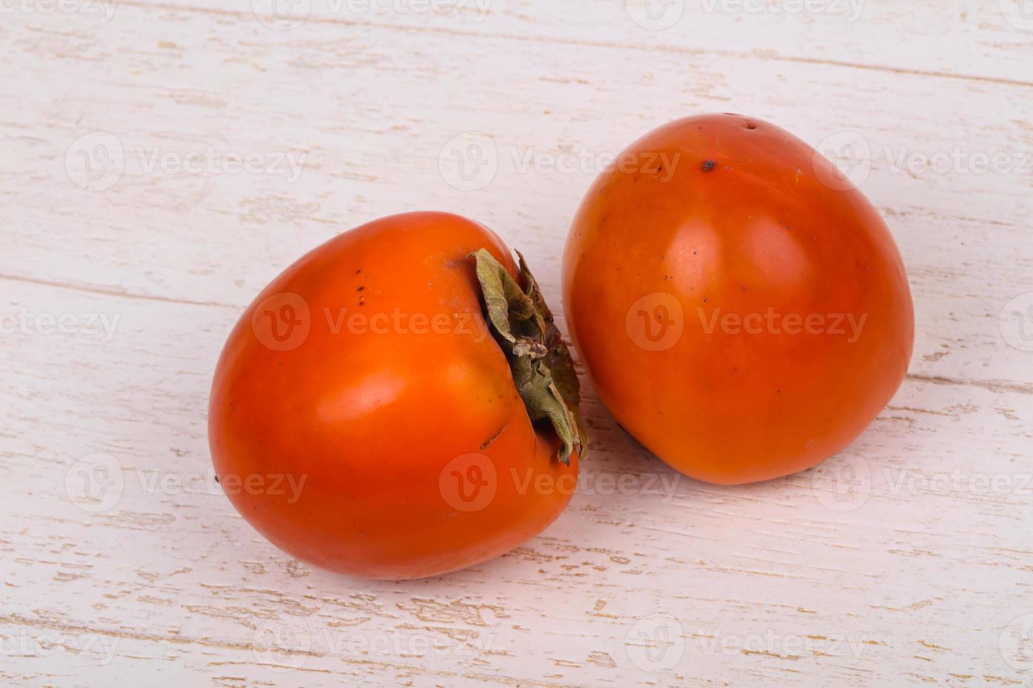 Sweet tasty persimmon photo