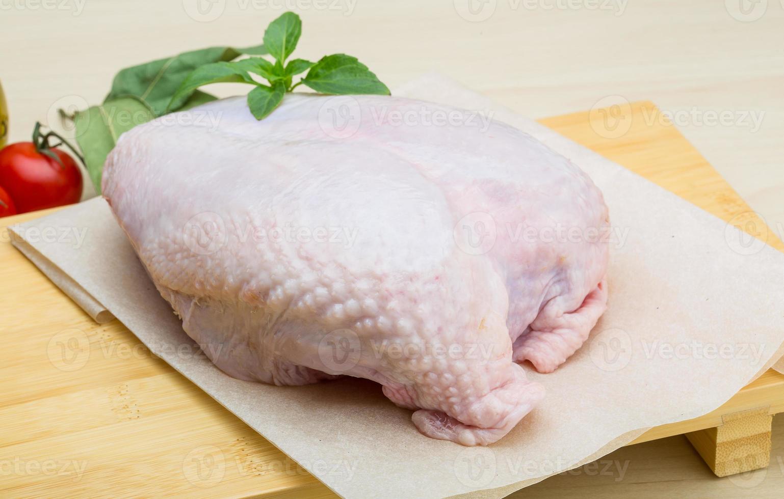 Raw chicken breast photo