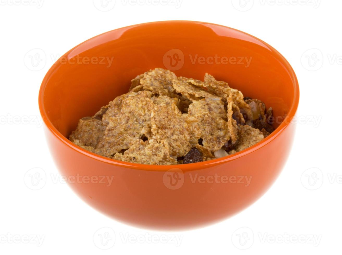 breakfast with corn flakes photo