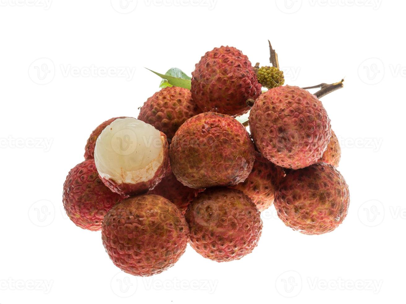 lichi de frutas asiáticas foto