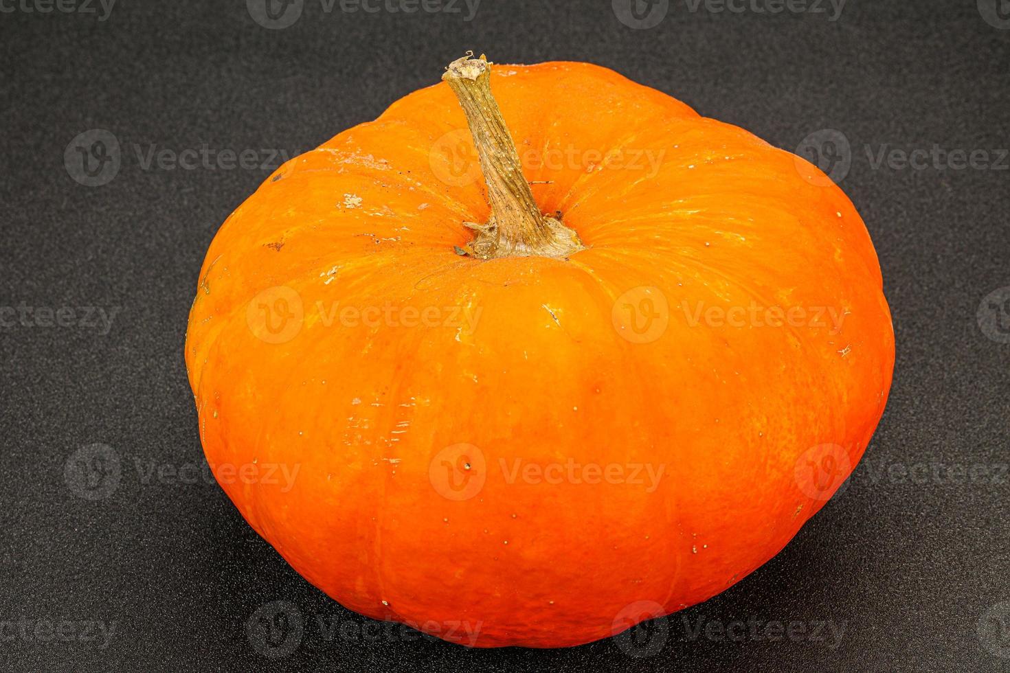 Ripe pumpkin ready for cooking photo