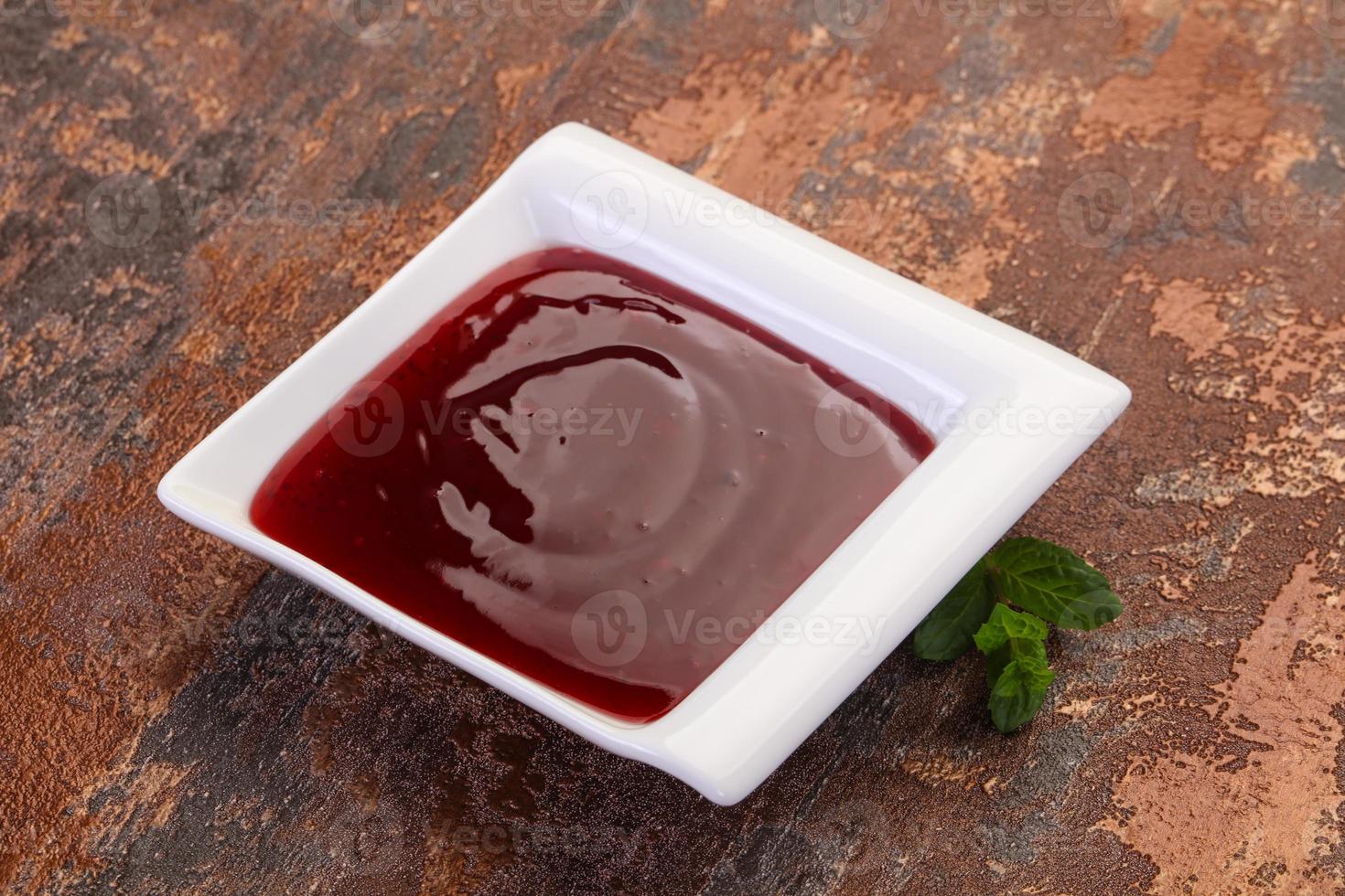 Delicous cowberry sauce photo