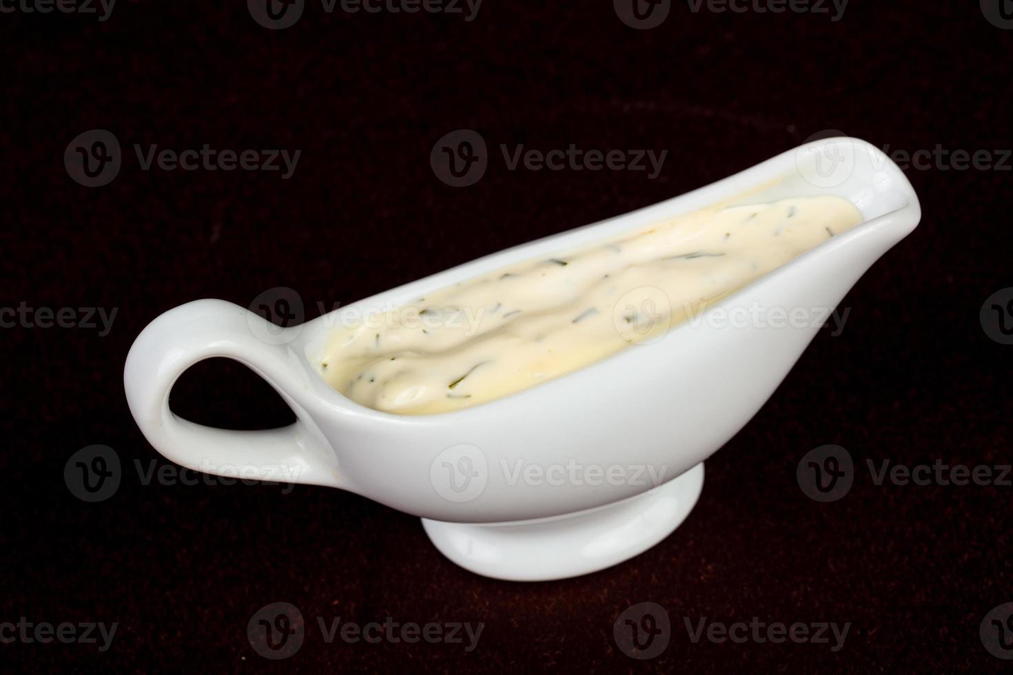 Tartar sauce with dill photo