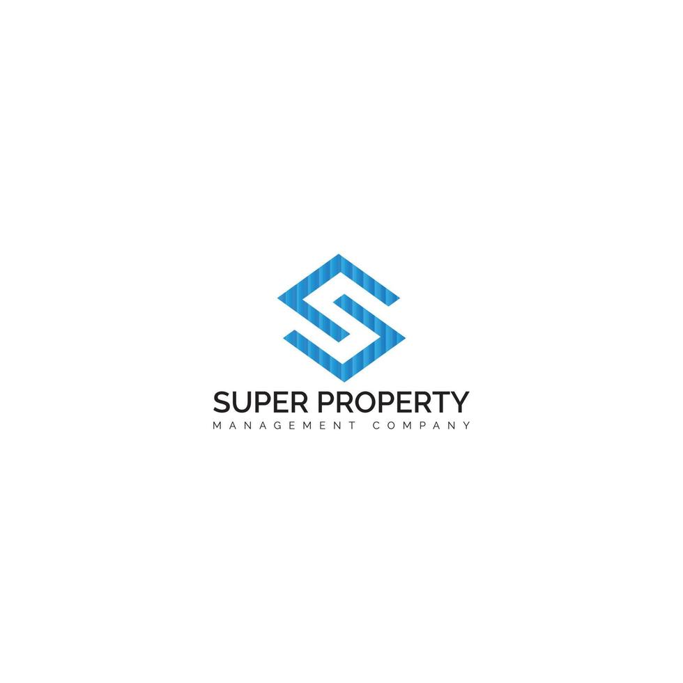 abstract initial letter S and N logo in blue strip color isolated in white background applied for property management logo design also suitable for the brand or company that has initial name NS or SN vector