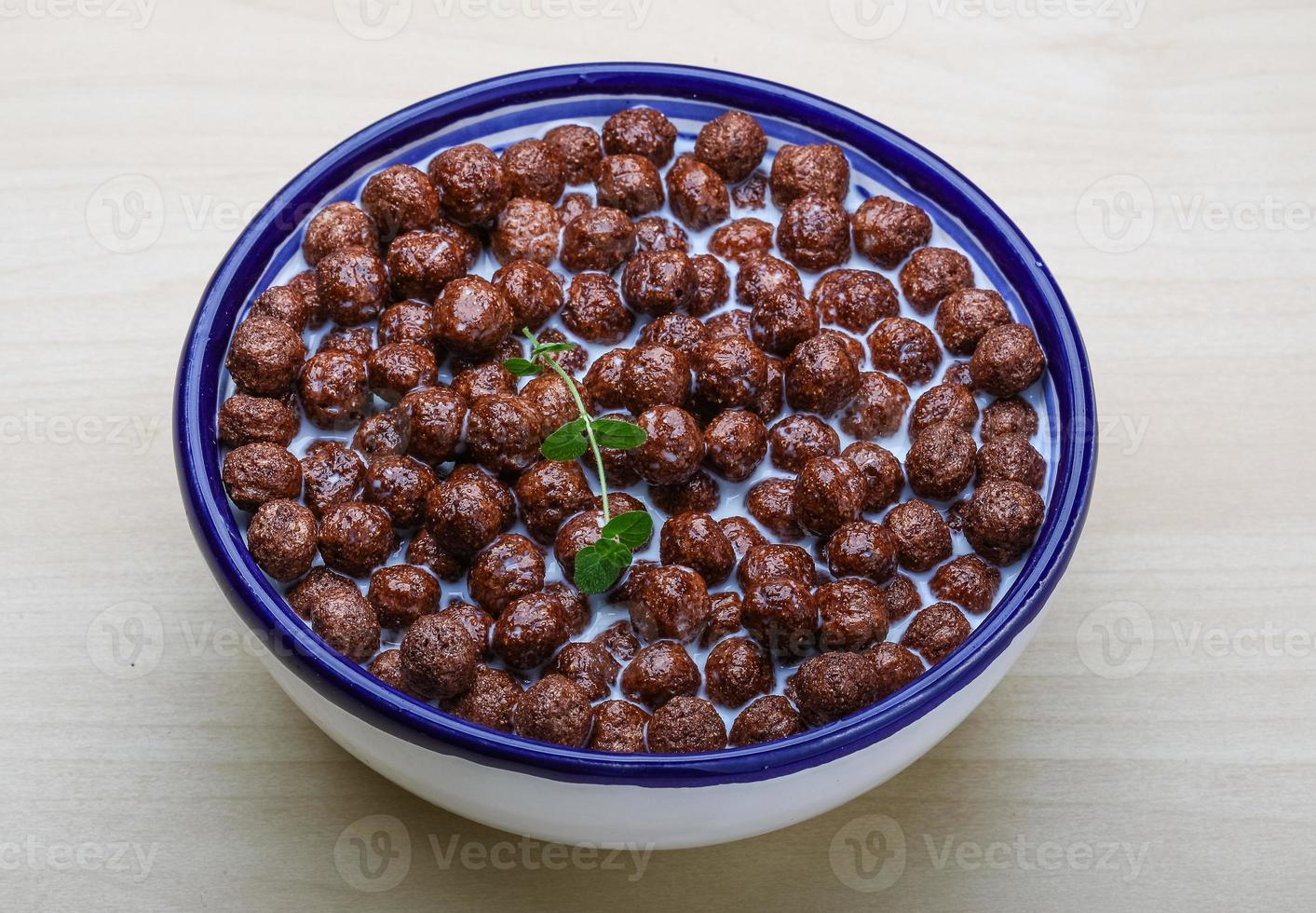 Chocolate cereal balls photo