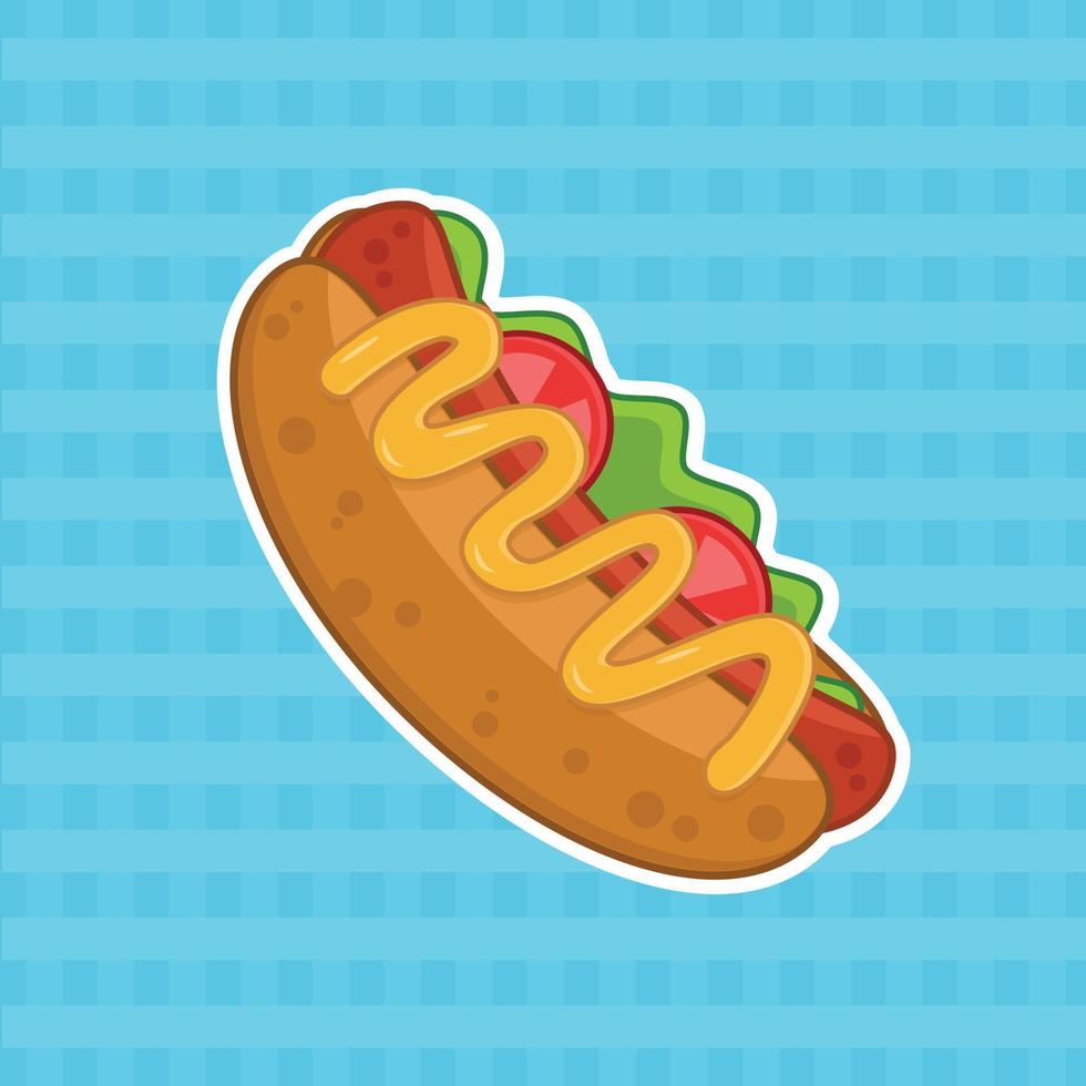 Tasty Hot Dog Free Vector