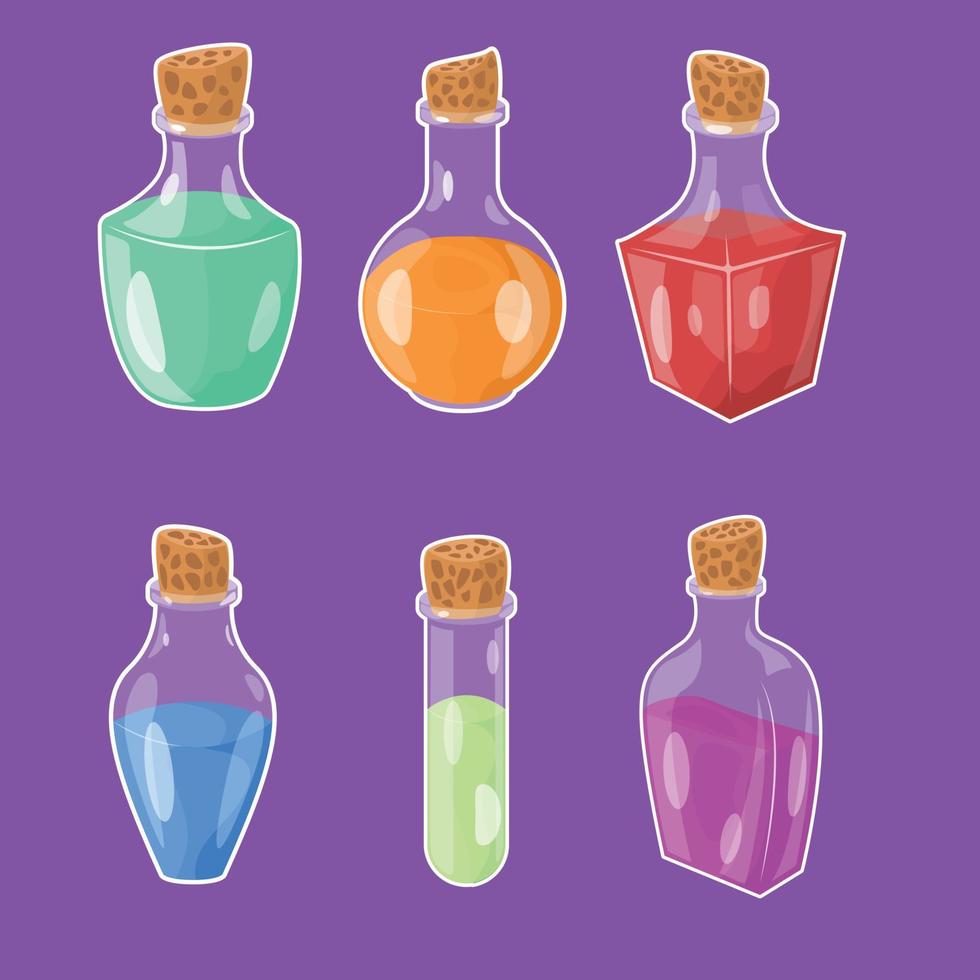 Magic Potion Bottle Vector Art, Icons, and Graphics for Free Download