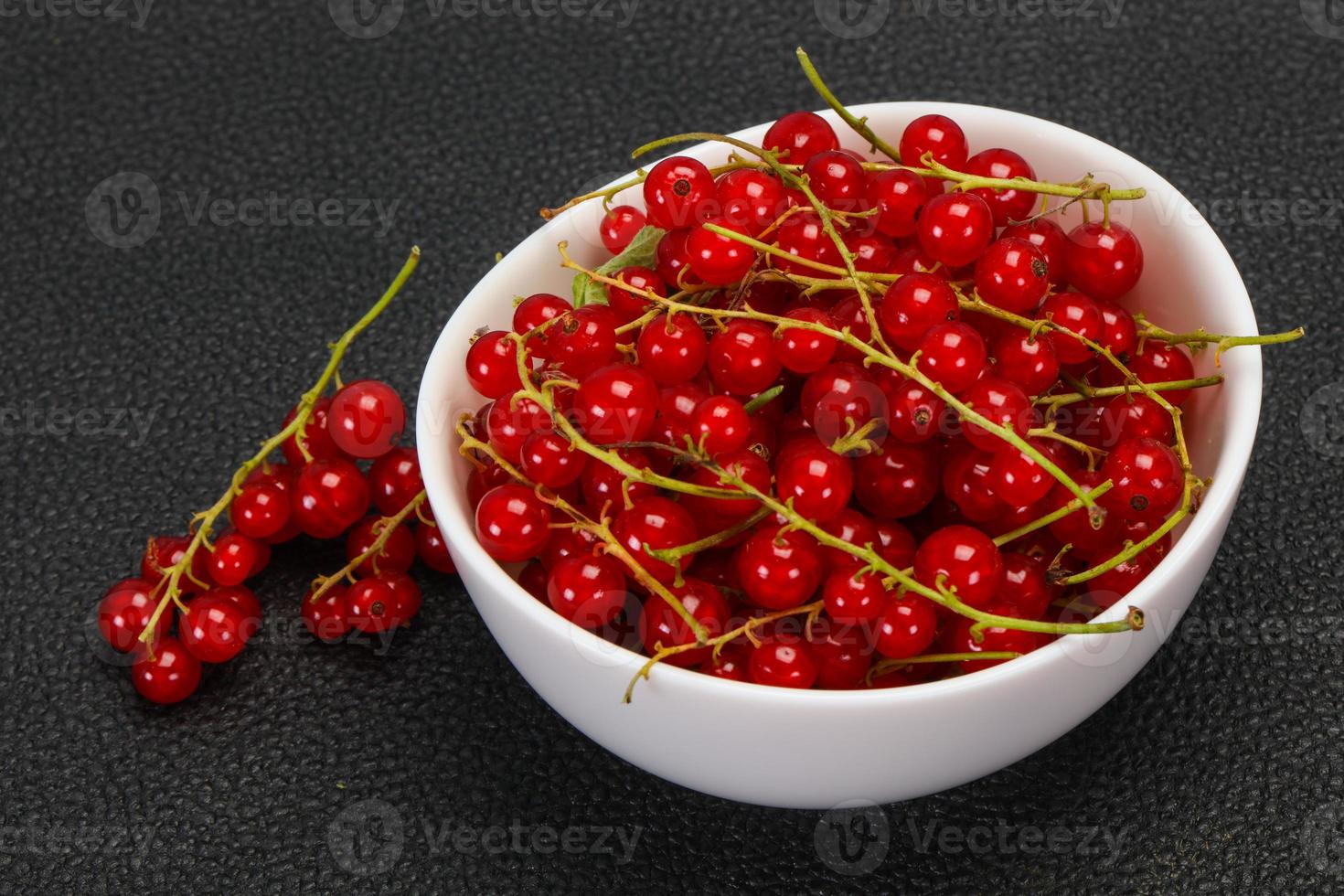 Sweet tasty fresh Red currant photo
