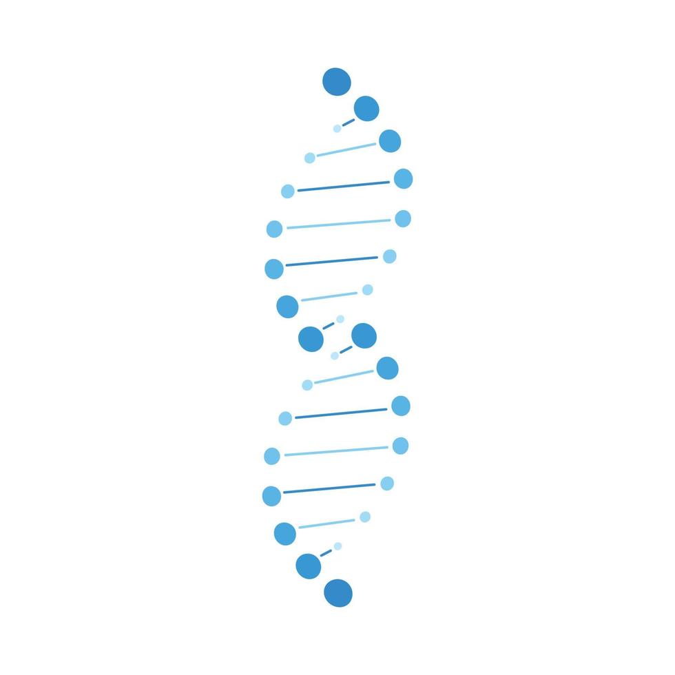 DNA logo icon. Structure molecule. Vector illustration