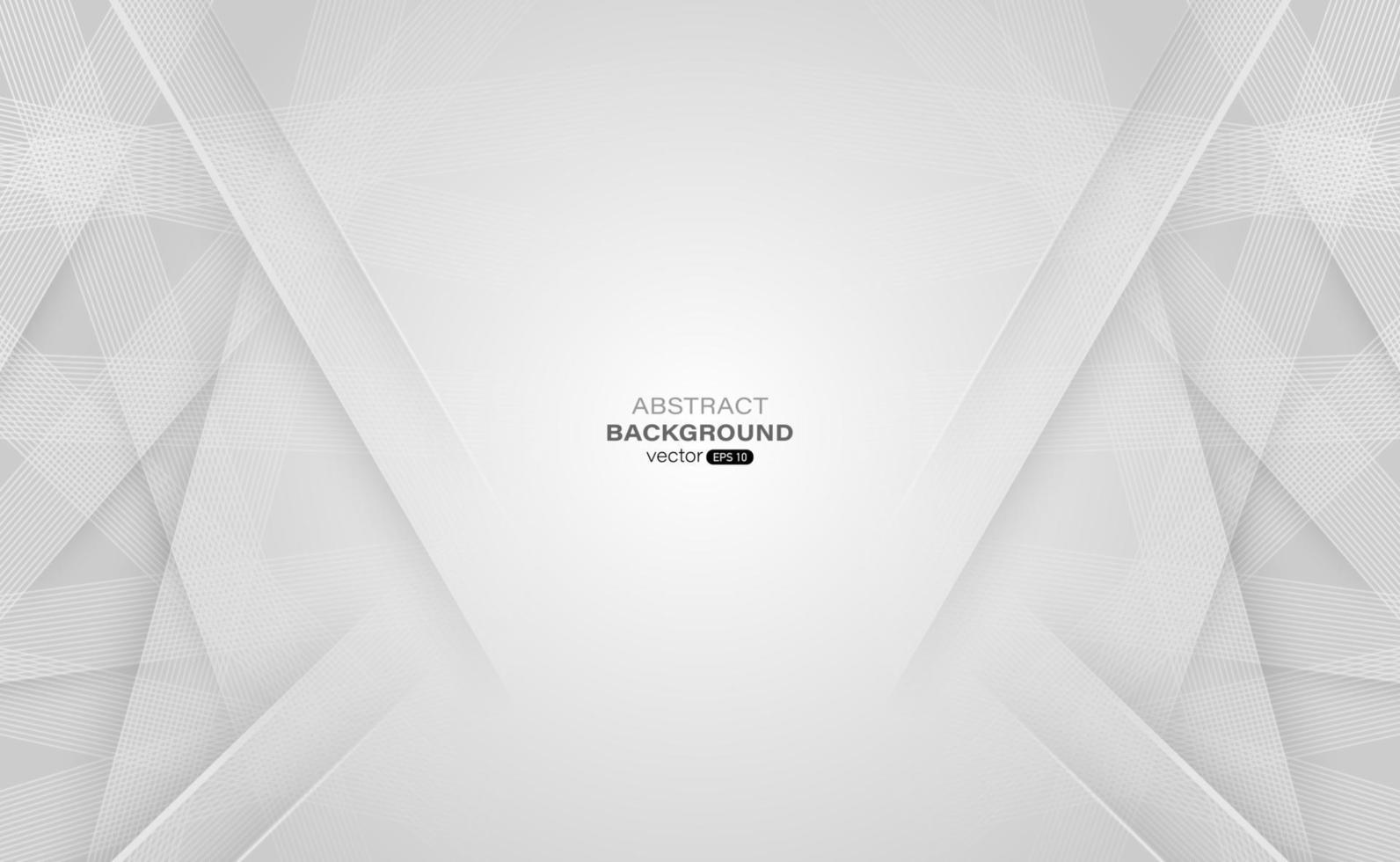 Crossed lines and shadows on gray abstract background. Vector illustration