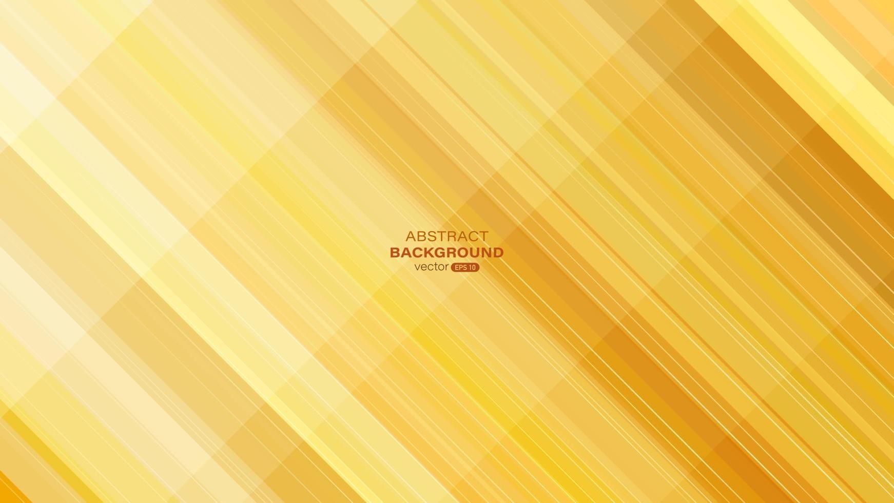 Yellow oblique line striped abstract background. Vector illustration