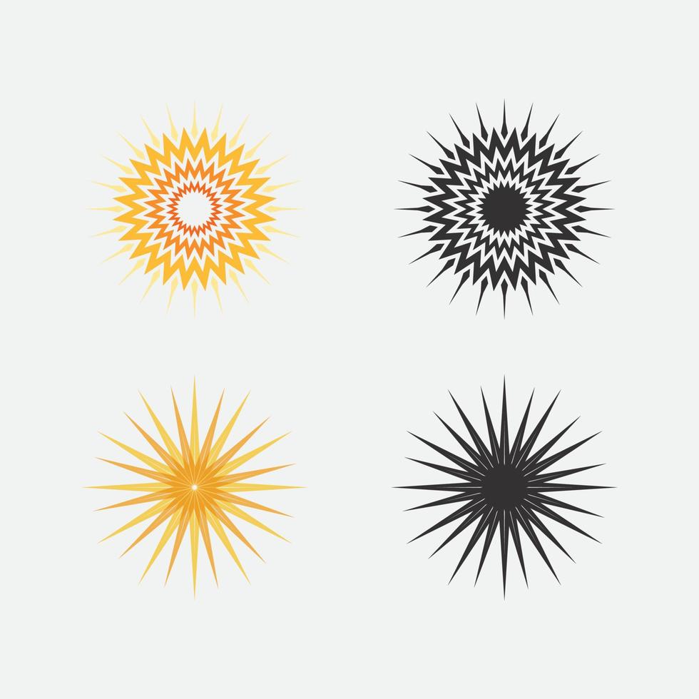 Sun Vector illustration Icon SUMMER LOGO