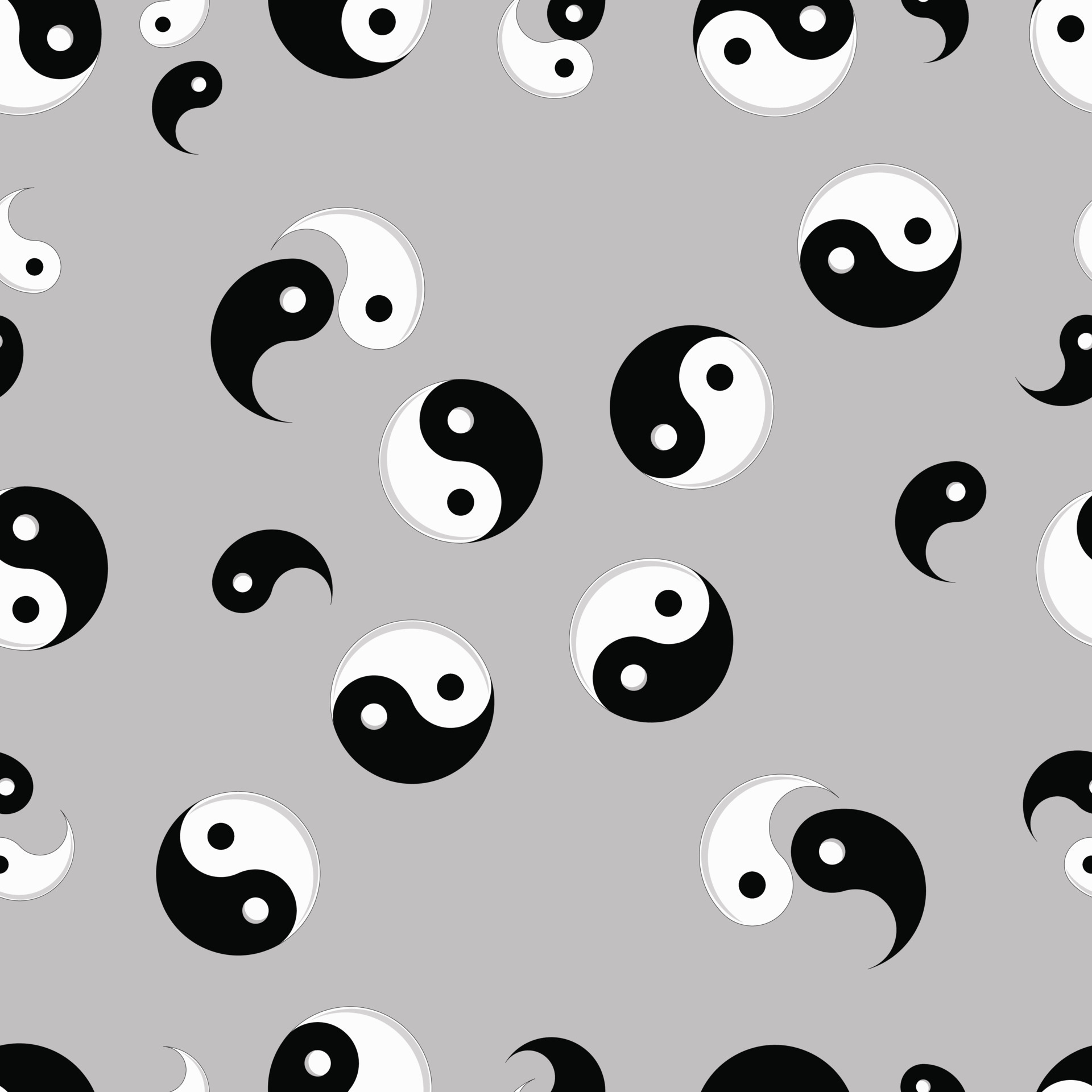 illustration symbol yin yang for background 7872988 Vector Art at Vecteezy